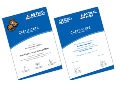 Astral Certificate