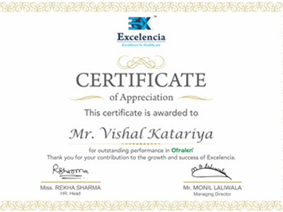Excelencia certificate