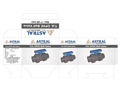 Astral CPVC Ball Valve Packaging